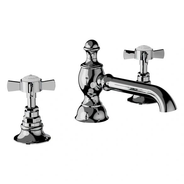 HORUS Coventry Low Spout Widespread; Polished Nickel