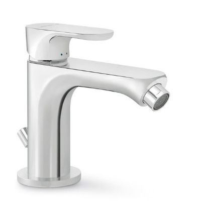 Newform LINFA White Top Bidet; Chrome + White