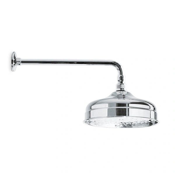 Newform Brass Deluxe Shower Head 1/2” Connections; Polished Chrome