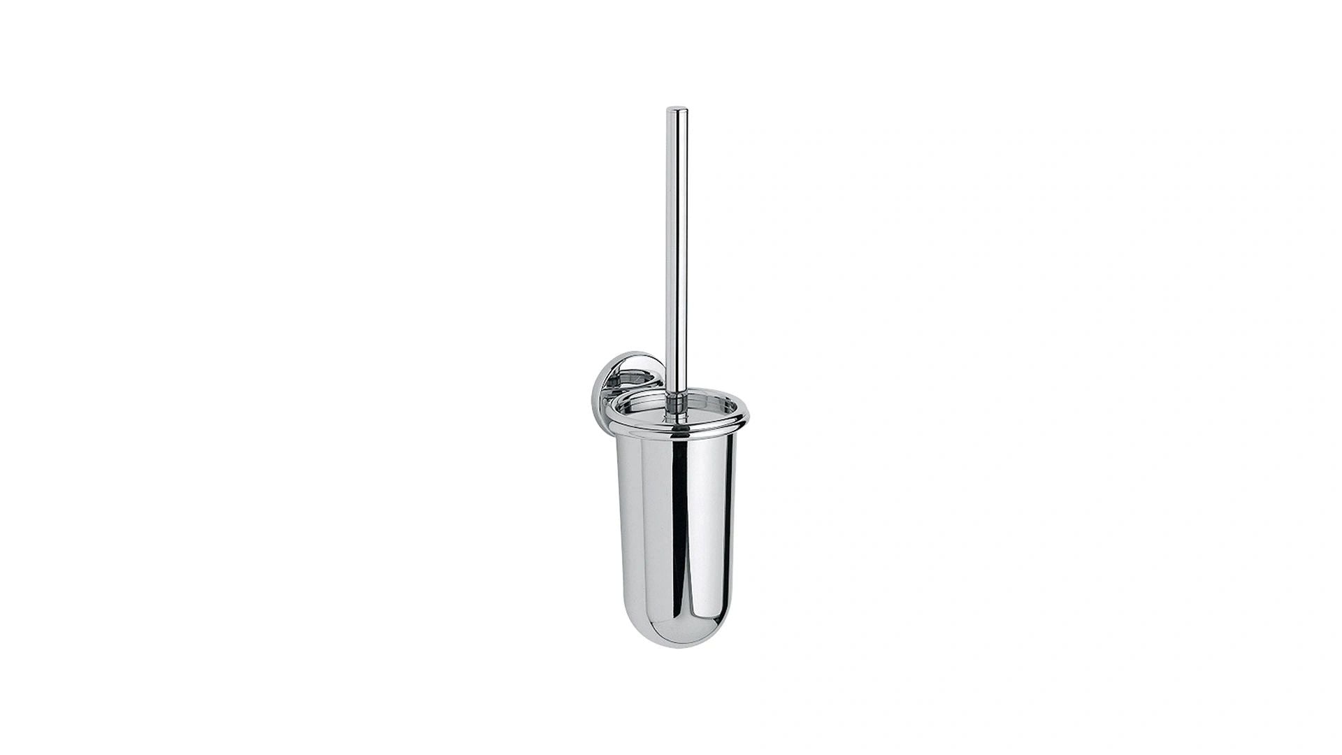 Inda HOTEL Wall Mounted Toilet Brush; Chrome