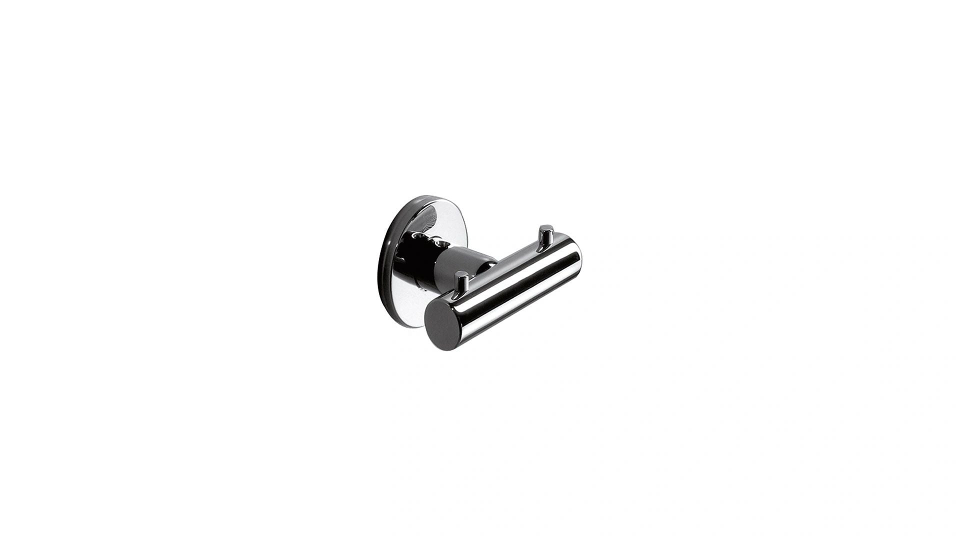 Inda TOUCH Double Robe Hook; Chrome