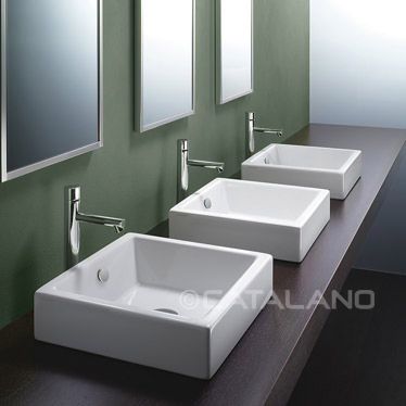 Catalano VERSO 370 x 370 Basin; White