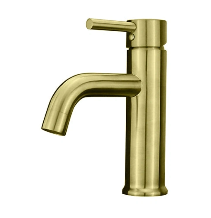 Cavalli Faucet Round Single Hole Lav; Brushed Gold