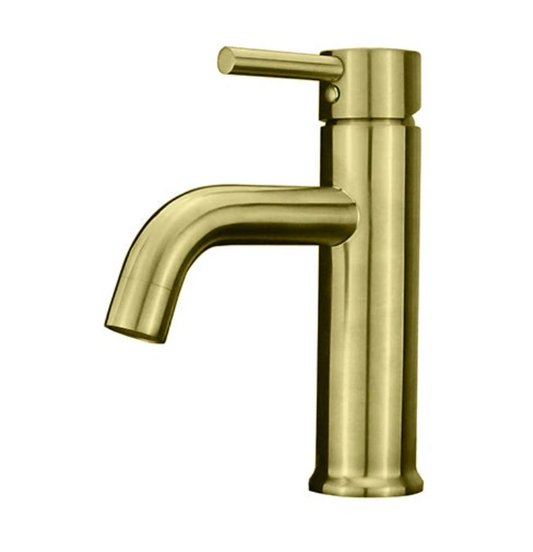 Cavalli Faucet Round Single Hole Lav; Brushed Gold