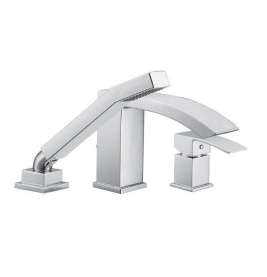 Cavalli CASCADE Deck Mount Tub Filler; Polished Chrome