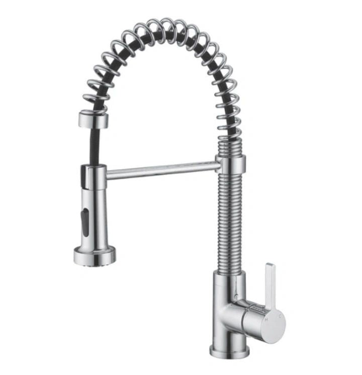 Cavalli Bremner Pull Down Kitchen Spray Faucet; Polished Chrome