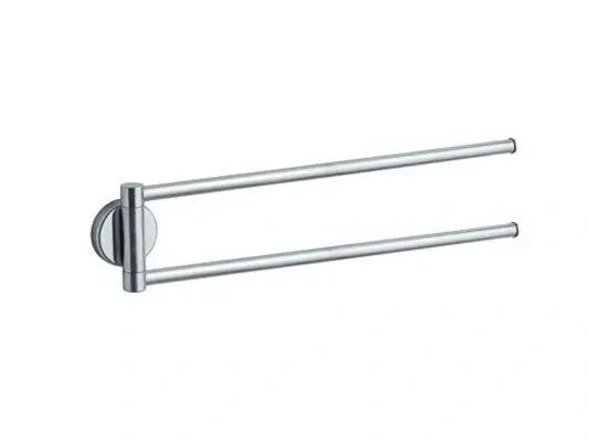 Inda INOX Twin Towel Bar; Stainless Steel