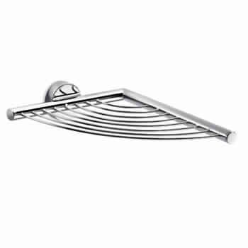 Inda GEALUNA Corner Shower Basket; Chrome