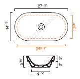 Catalano SFERA 70 WASHBASIN; White