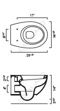 Catalano NEW LIGHT 52 Wall Hung Bidet