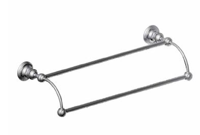 HORUS Montmartre Double Towel Bar; Brushed Nickel